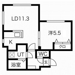 カーサスニップⅡの物件間取画像